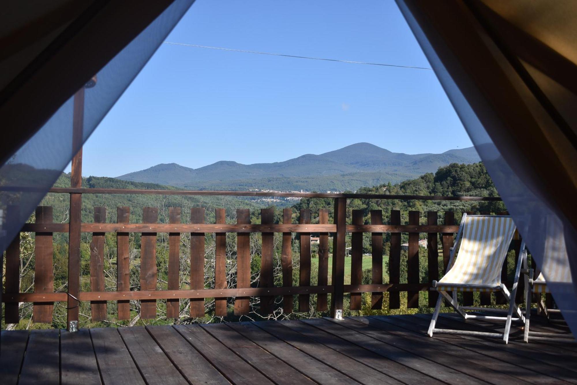 Tenda Glamping Vista Sulla Valle - Podere Di Maggio Santa Fiora Szoba fotó